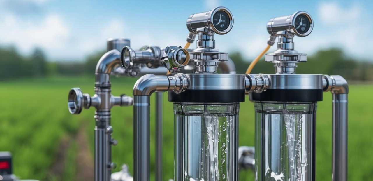 agriculture and farming related water filtration system